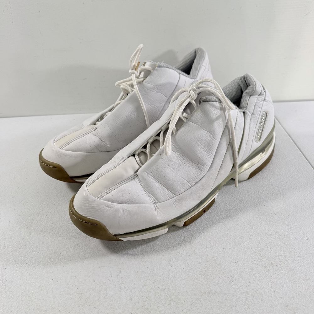 Vintage Reebok X Beam Franchise Men's White Leather Shoes Size 14 FLU 4-75067